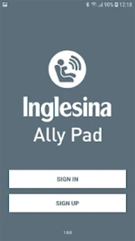 Smartphone con icona dell'app Inglesina Ally Pad