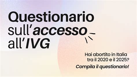 Flusso di accesso all'IVG in Italia