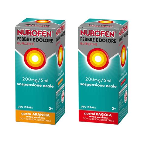 Nurofen Febbre e Dolore Bambini packaging