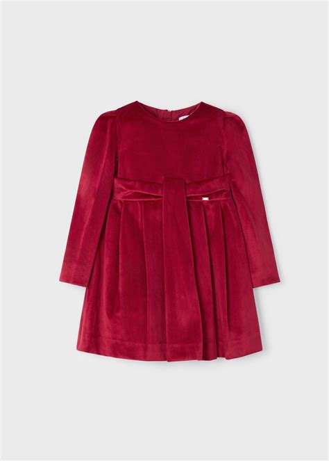 Vestito velluto battesimo bambina