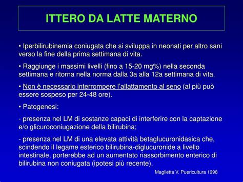 Confronto tra ittero da allattamento al seno e ittero da latte materno