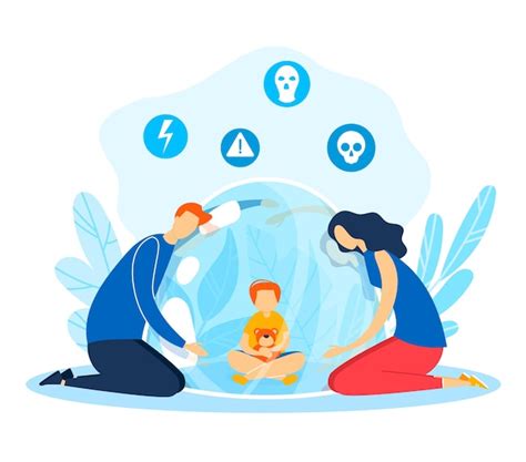 Famiglia che pratica sicurezza in acqua con bambini