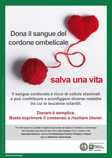 Simbolo della donazione del sangue del cordone ombelicale
