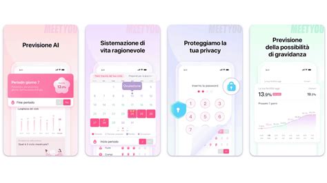 Donna che usa un'app per monitorare il ciclo mestruale su smartphone