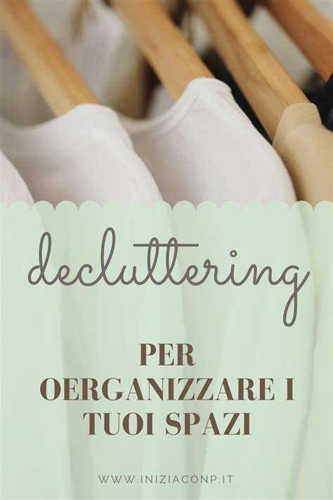 Infografica: i 4 passaggi per il decluttering