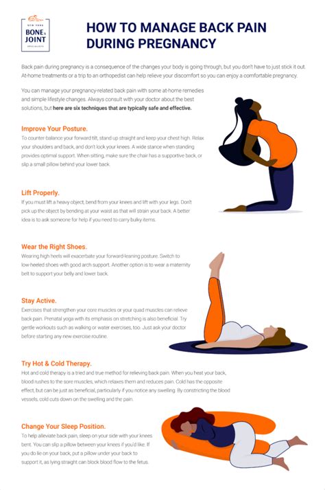 Stretching for back pain in pregnancy