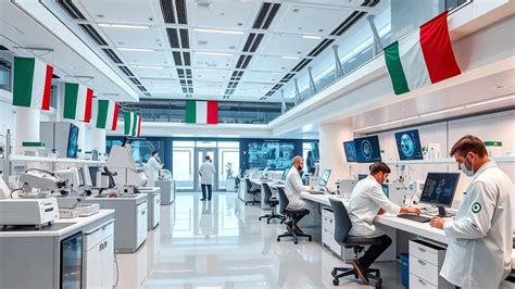 foto rappresentativa di un centro di ricerca ematologica che utilizza tecnologie avanzate