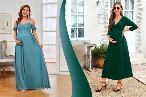 Modelli di abiti premaman casual e eleganti