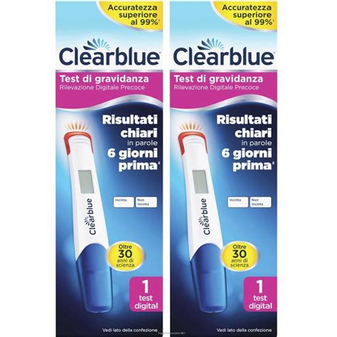 Interfaccia del Clearblue Rilevazione Digitale Precoce