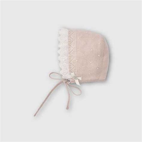 Cuffietta neonato stile vintage