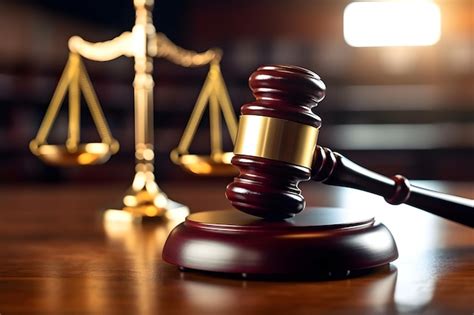 Un tribunale con la toga e martelletto
