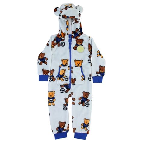 Tutina Inter neonato Orsetti con cappuccio
