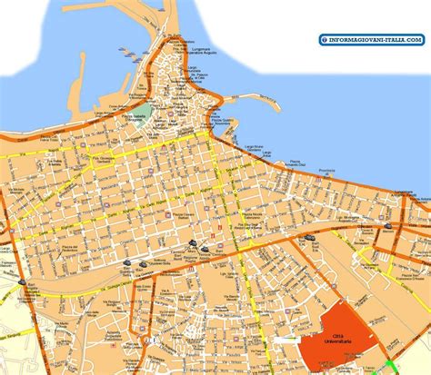 Mappa dei centri diagnostici a Bari Centro