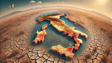 Immagine astratta che rappresenta l'acqua e la desertificazione