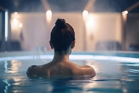 Donna incinta alle terme
