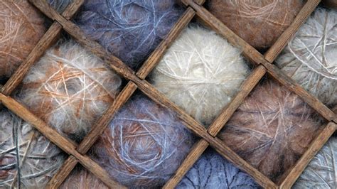 macro fotografia ravvicinata della trama di un filato di lana merino di alta qualità