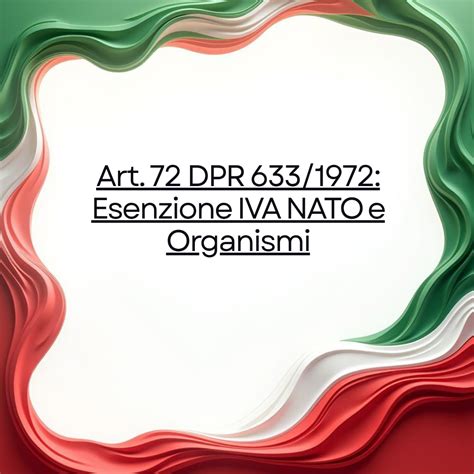 infografica sulle tipologie di esenzione IVA previste dal DPR 633