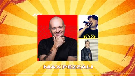 Una foto di Max Pezzali giovane con gli 883