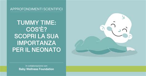 Infografica sui benefici del Tummy Time