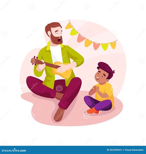 genitore che canta a un bambino