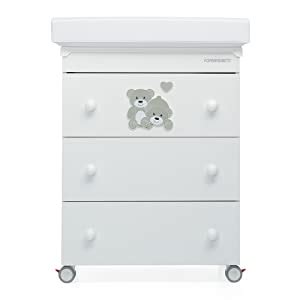 Fasciatoio Tenerorso in legno con decorazioni orsetti