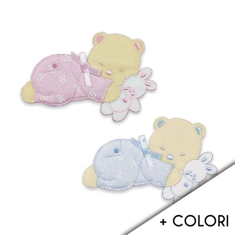 Decorazioni orsetto e coniglietto sul fasciatoio Piccoli Amici