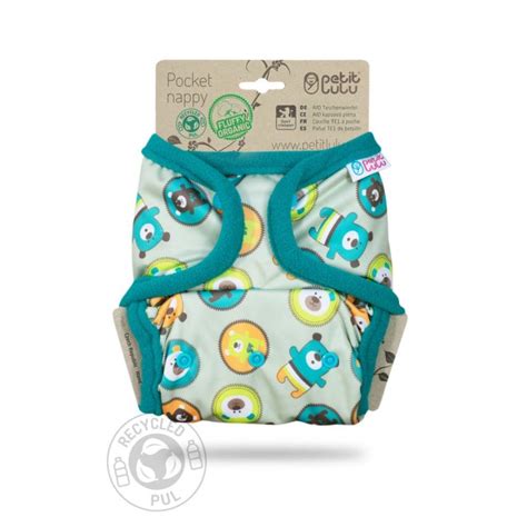 Pannolino Pocket aperto con inserto