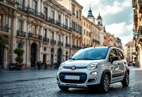 Fiat Panda in un contesto urbano