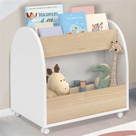 Libreria per bambini colorata e funzionale