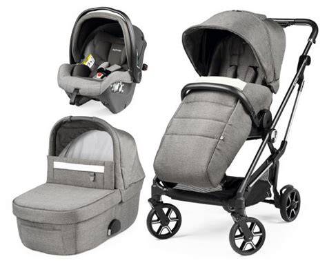 Passeggino Peg Perego City Loop in configurazione trio
