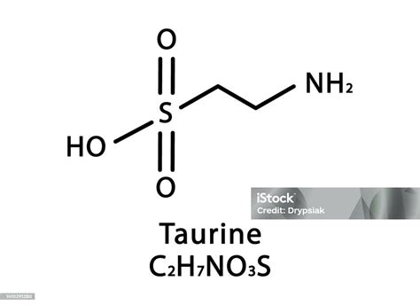 Struttura molecolare della Taurina