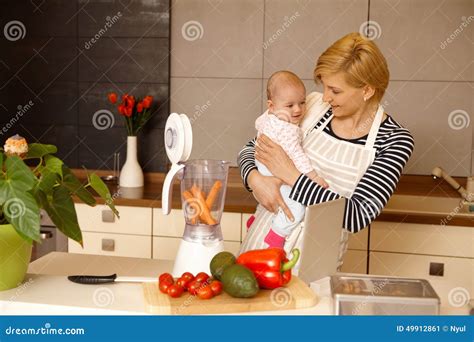 Bimby preparing baby food