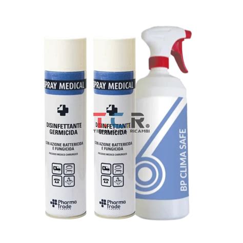 Disinfettante e kit pulizia