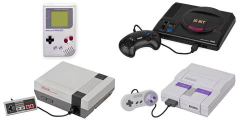 Early 90s video game consoles