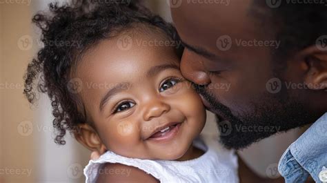 Parent kissing child on forehead