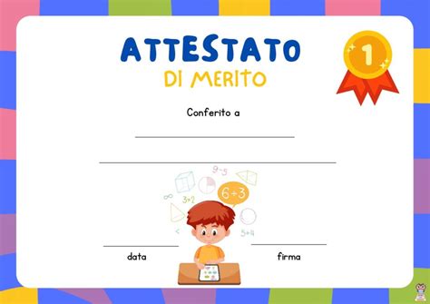 bambini che ricevono un attestato
