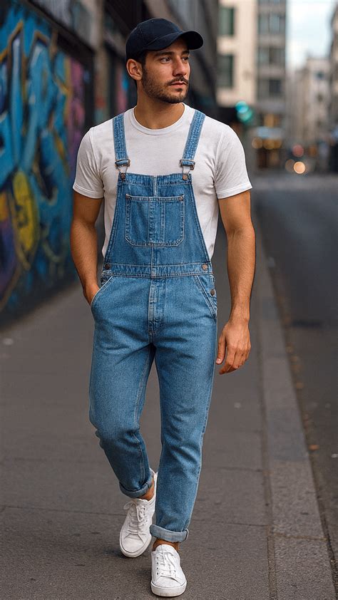 Look casual con salopette in denim