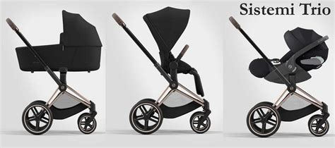 Diversi modelli di passeggini e sistemi modulari in azione