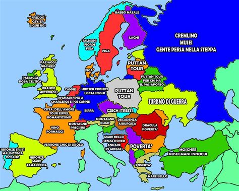 Mappa delle ninnananne europee