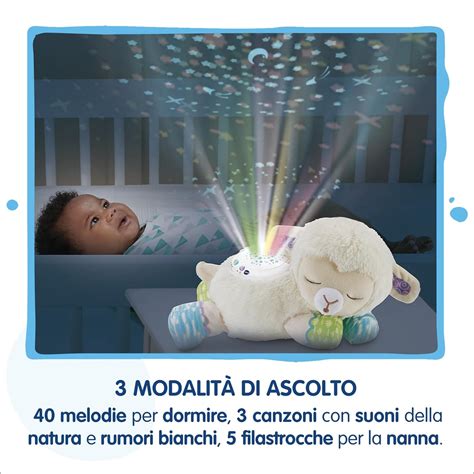 Componenti della Pecorella Ninna Nanna e modulo elettronico removibile