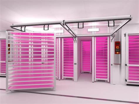 struttura di una camera di crescita sterile con controllo dei parametri ambientali