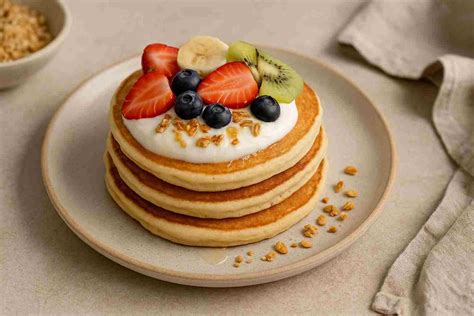 Pancake con frutta fresca