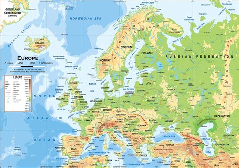 Mappa dell'Europa settentrionale in epoca vichinga
