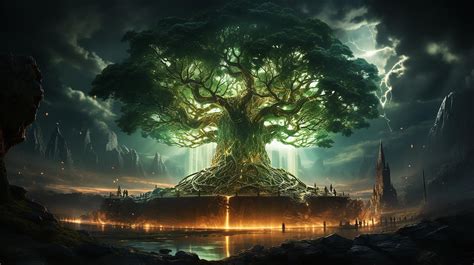Yggdrasil, l'albero cosmico della mitologia norrena