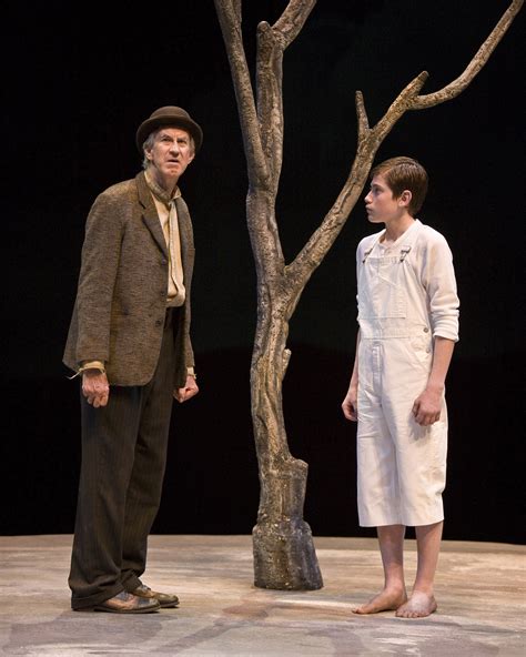 Samuel Beckett and Waiting for Godot stage setting