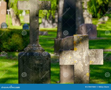 Cemetery with nameless graves