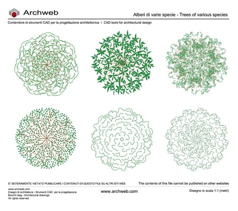 Esempio di file DWG Archweb con layer e spessori di stampa
