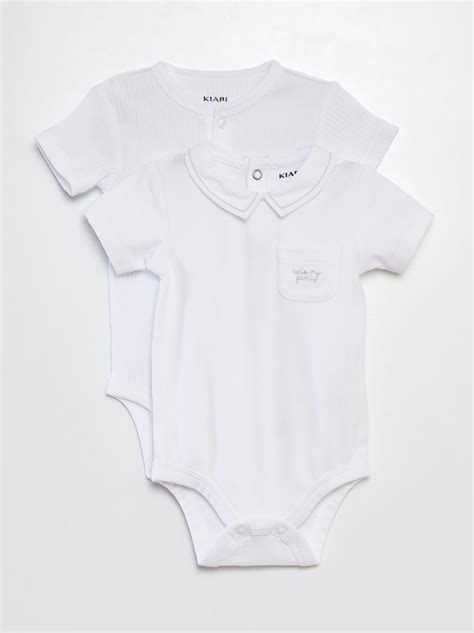 Set di body neonato a maniche corte