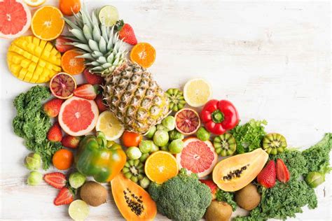 Tavola di alimenti ricchi di antiossidanti