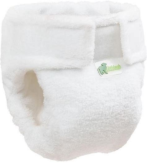 Diagramma di un pannolino Fitted Little Lamb e suoi componenti